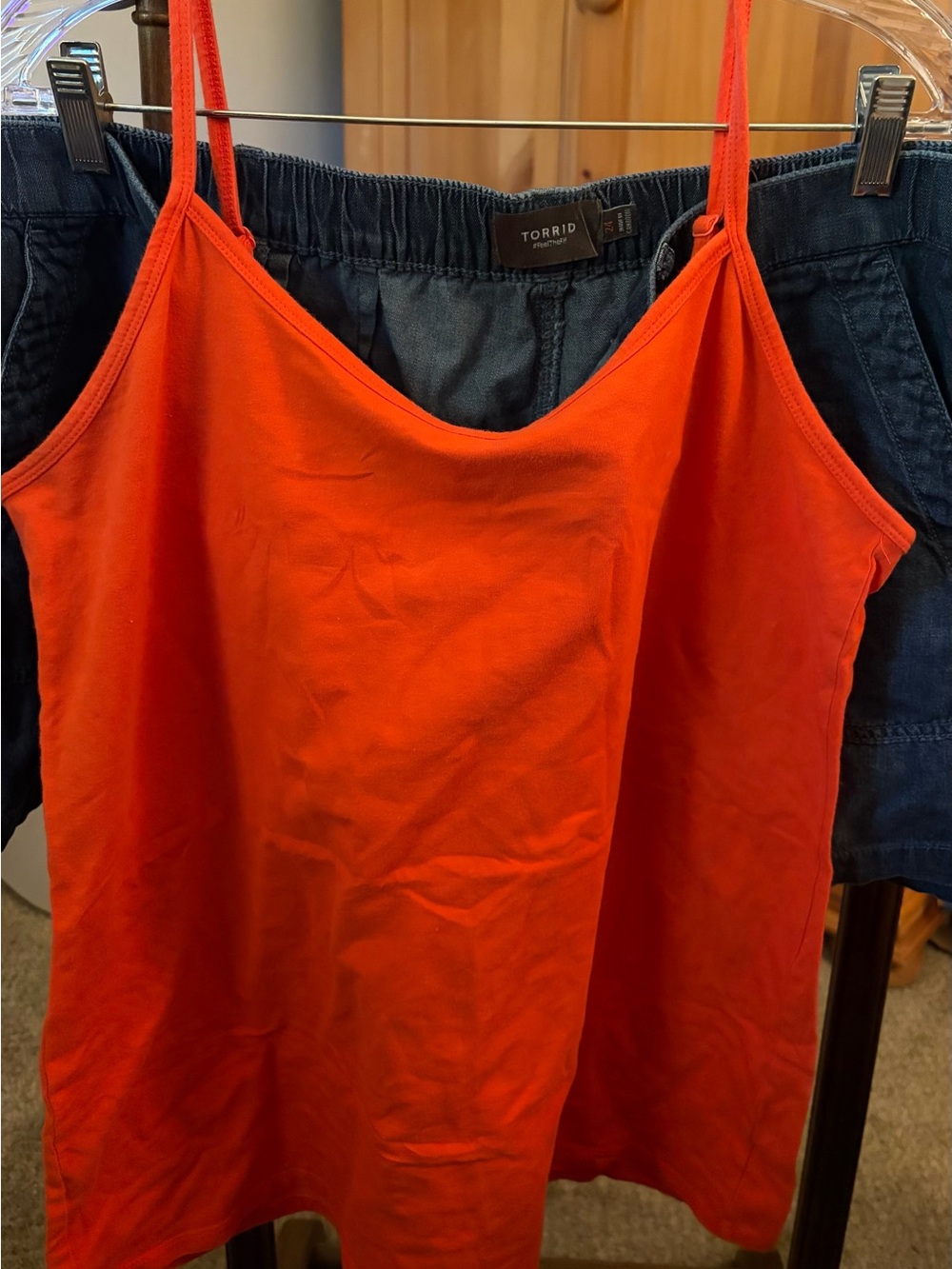 torrid Bright Red Slim Spaghetti-Strap Cami